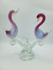 Vintage Murano 2 uccellini in