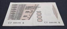 MILLE 1000 LIRE MARCO POLO NUMERI BASSI REPUBBLICA ITALIANA