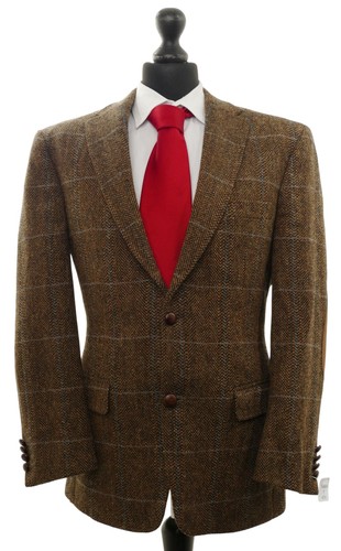 Giacca harris tweed marrone - harris, 25