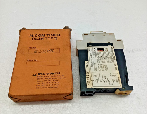 Westronics gt12 micom timer - gt12,