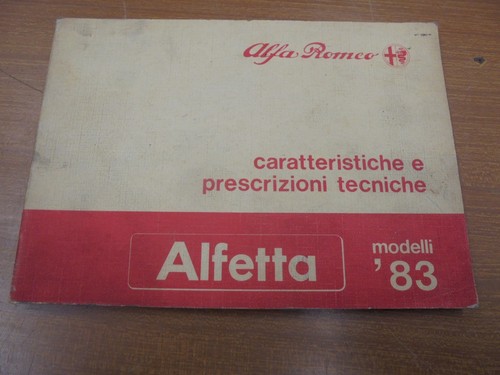 Alfa romeo alfetta - alfa, modelli