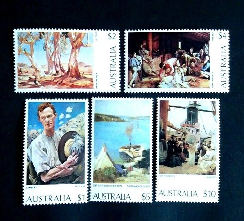 1974 australia quadri di - australia-,