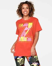 T-shirt unisex Zumba tutto il giorno ~ XS/S M/L XL/XXL ~ rossa calda ~ spedizione gratuita!
