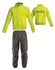 TUTA ANTIPIOGGIA IMPERMEABILE MOTO ACERBIS LOGO RAIN GIALLO FLUO YELLOW  TG XXXL
