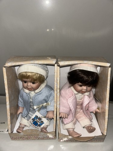 Baby porcelain coppia - porcelain, bambole