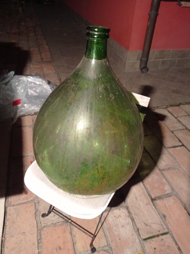 Damigiana vetro vintage arredo - vintage,