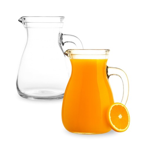 Caraffa vetro litro - vetro, set