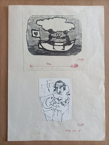 Mino maccari 1960 1961 lotto - maccari, 7