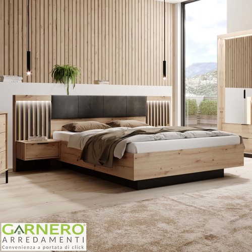 Letto matrimoniale contenitore