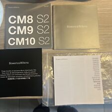 Manuale Bowers & Wilkins B&W serie CM8 S2 CM9 S2 CM10S2