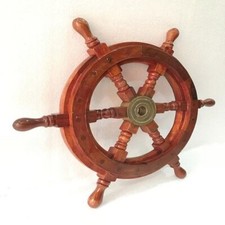 RUOTA IN LEGNO PIRATA BARCA