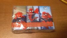 SET DI 6 PACCHETTI DI FAZZOLETTI DI CARTA DI SPIDER-MAN  ANCORA SIGILLATI  
