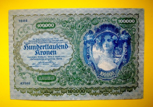 Austria 100 000 - -, corone