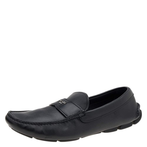 Mocassini prada pelle nera - prada,