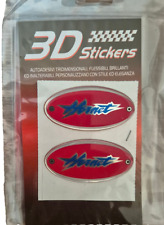 3D STICKERS COPPIA ADESIVI 6x3 -- HORNET
