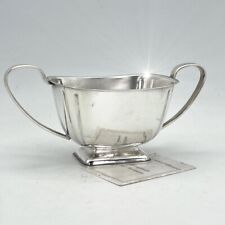 Antica zuccheriera in argento sheffield ciotola in silver plate inglese Deco'