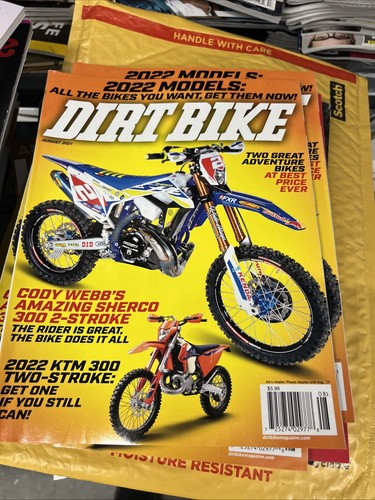 Dirt bike magazine august - bike,