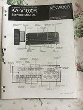 Kenwood KA-V1000R Manuale