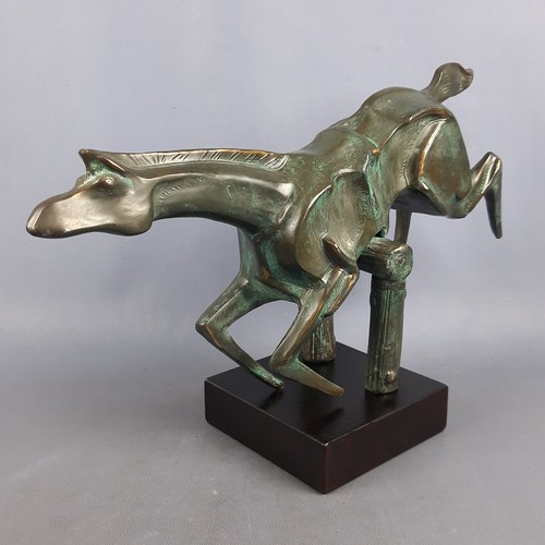 Scultura ottone cavallo - cavallo, salta