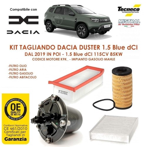 Kit filtri dacia duster 5 - filtri, 1.5