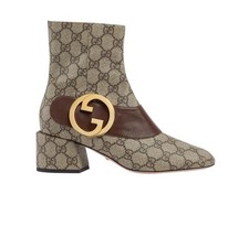 Gucci stivaletto biondo beige