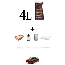 HOFFCAR Kit tagliando 4 FILTRI