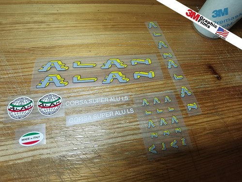 Set decalcomania vinili alan - set,