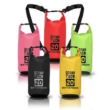 Borsa Zaino Impermeabile tracolla, Dry Bag Mare, Sacca Waterproof Barca Spiaggia