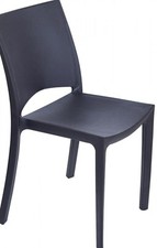 Sedia Polipropilene Impilabile woody Design Cucina Bar Giardino Interno Esterno