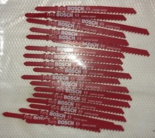 Lotto 20 Lame Per Seghetto Alternativo BOSCH T27D - Sfuse Senza Blister