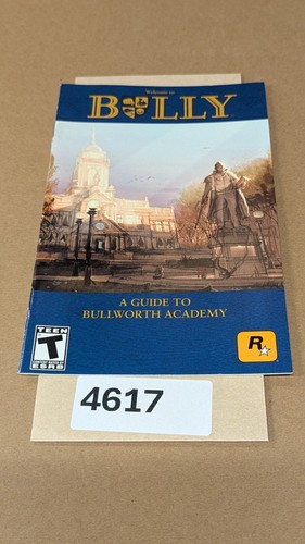 Bully ps2 manual only - bully,