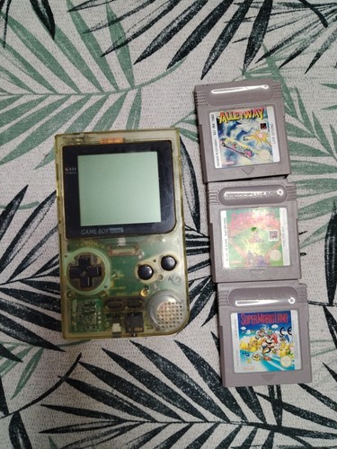 Game boy pocket con - pocket, giochi