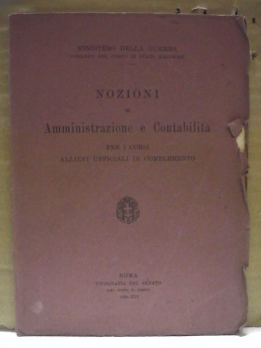 Nozioni amministrazione e - di,