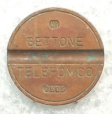 Gettone Telefonico  U T  Numero  7605 Conservazione Discrete