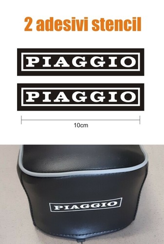 Adesivi stencil sella - adesivi, vespa