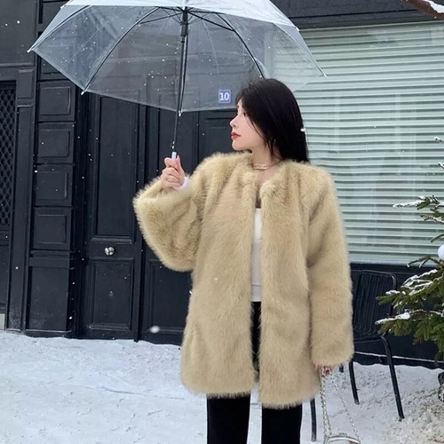 Giacca cappotto pelliccia - cappotto,
