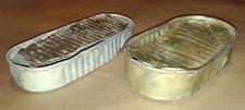 WEHRMACHT SOLDIERS MEAL – TWO ORIGINAL WWII RATIONS CANS, TINS – KONSERVE 1944
