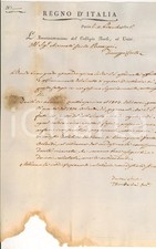 1805 PAVIA RACCAGNI affranca livello COLLEGIO REALE