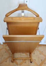 SERVOMUTO in legno con tendi pantaloni  servo muto uomo morto vestiti