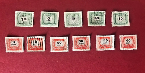 Set francobolli ungheria - 11,