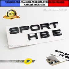 Emblème Insigne Autocollant Sport HSE Range Rover☆Land Rover Noir Brillant☆Logo