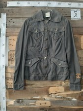 JUST CAVALLI GIUBBINO JEANS CAPPOTTO GIACCHE JACKET DONNA WOMAN VERDE XS A272F