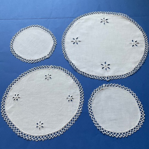 Centrini vintage lino - vintage,