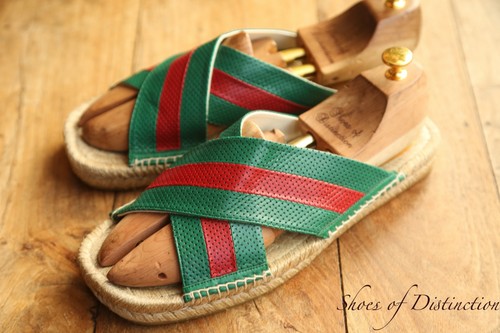 Gucci sandali pelle rosso - in,
