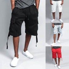 Pantaloni corti cargo uomo