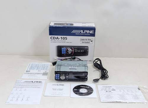 Alpine cda 105 din lettore - cda-105, 1