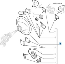 Volante sportivo in legno per