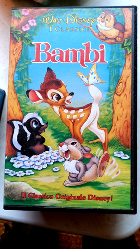 Bambi vhs walt - vhs, disney