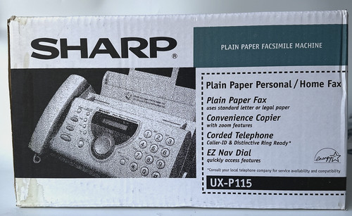 Macchina fax sharp p115 - fax, ux