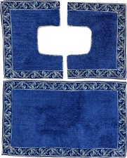 Set di tappeti da bagno LOUISE, 3 pezzi (1 x 47x78 +2 x 47x38) , 100% cotone